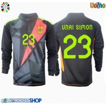 Maglie da calcio Spagna Unai Simon #23 Portiere Seconda Maglia Europei 2024 Manica Lunga